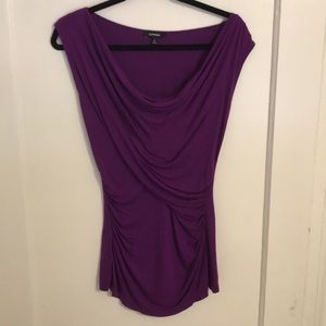 Purple sleeveless Express shirt